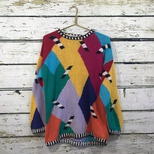 Genuine 90s Hand-sewn Raphels Sweater Sz M